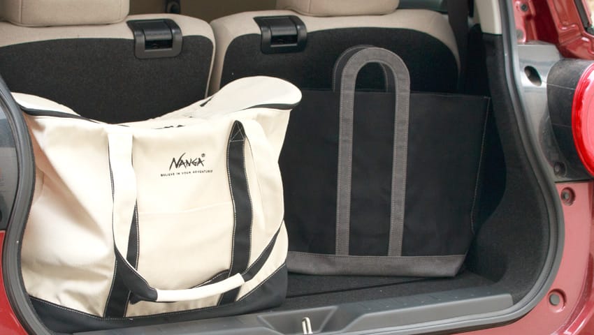 車移動の相棒に。荷物がどんどん増える日こそ、大容量トートバッグ